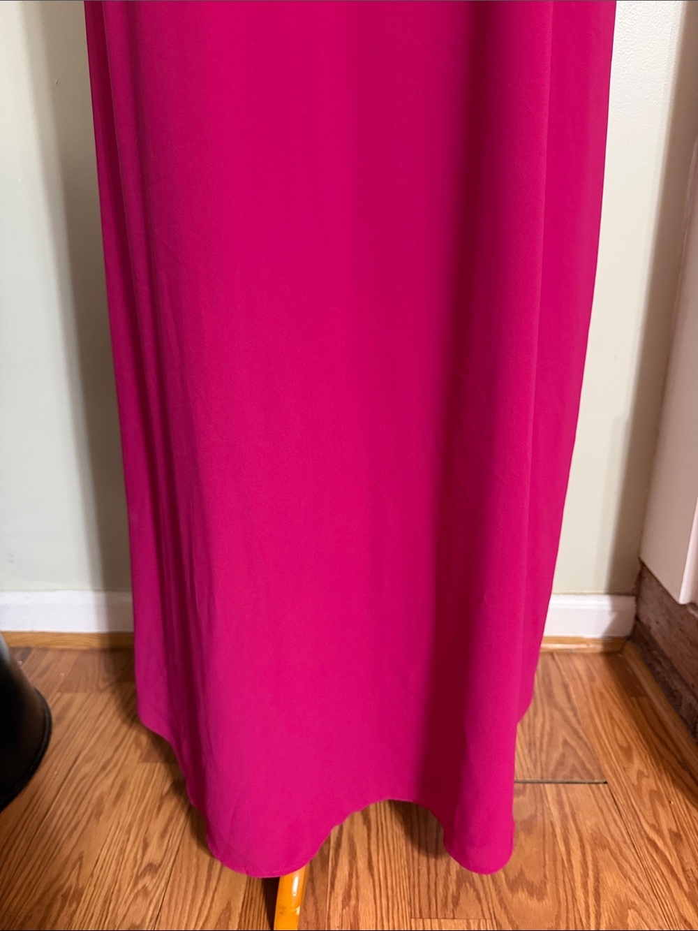Chico's Fuchsia Sleeveless Asymmetrical Dress Size 16 - Picture 7 of 7